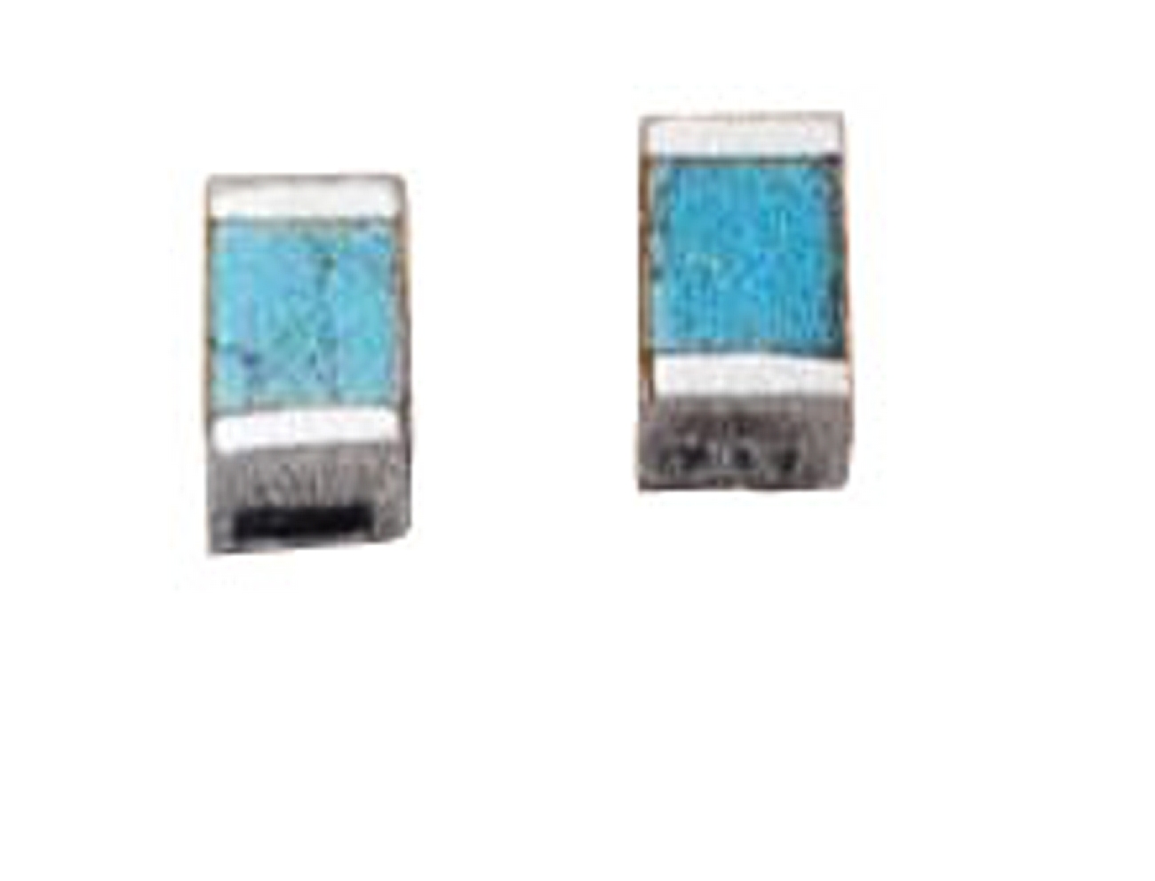 Turquoise Block Post Earrings Turquoise Block Post Earrings