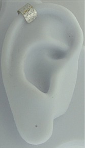 Left Or Right Nonpiercing Mini Flat Snake Skin Band Upper Ear Cuff Left Or Right Nonpiercing Mini Flat Snake Skin Band Upper Ear Cuff