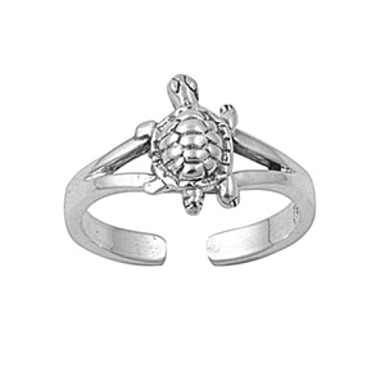 Split Shank Turtle Adjustable Toe Ring Split Shank Turtle Adjustable Toe Ring