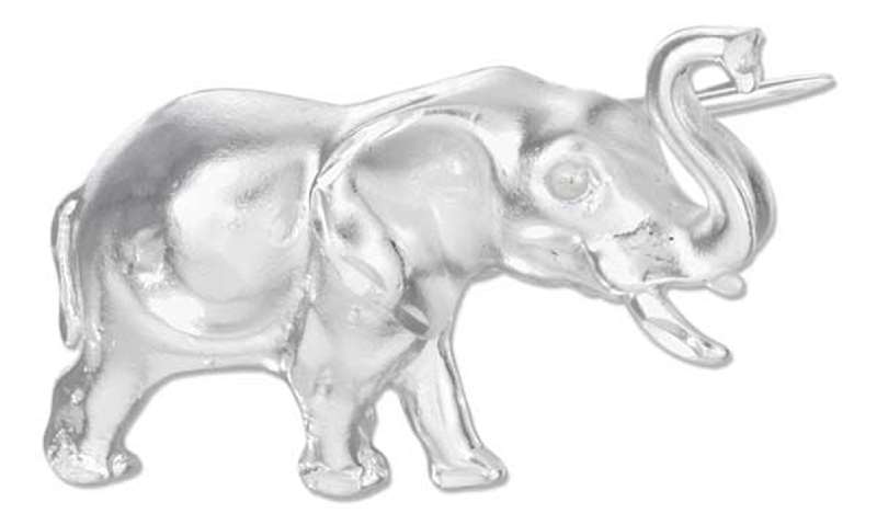 Trumpeting Elephant Pin Brooch Trumpeting Elephant Pin Brooch