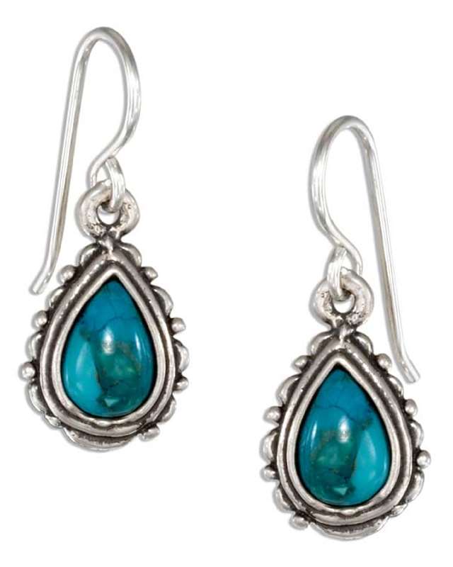 Sterling Silver Turquoise Dream Catcher Earrings : Aunties Treasures ...