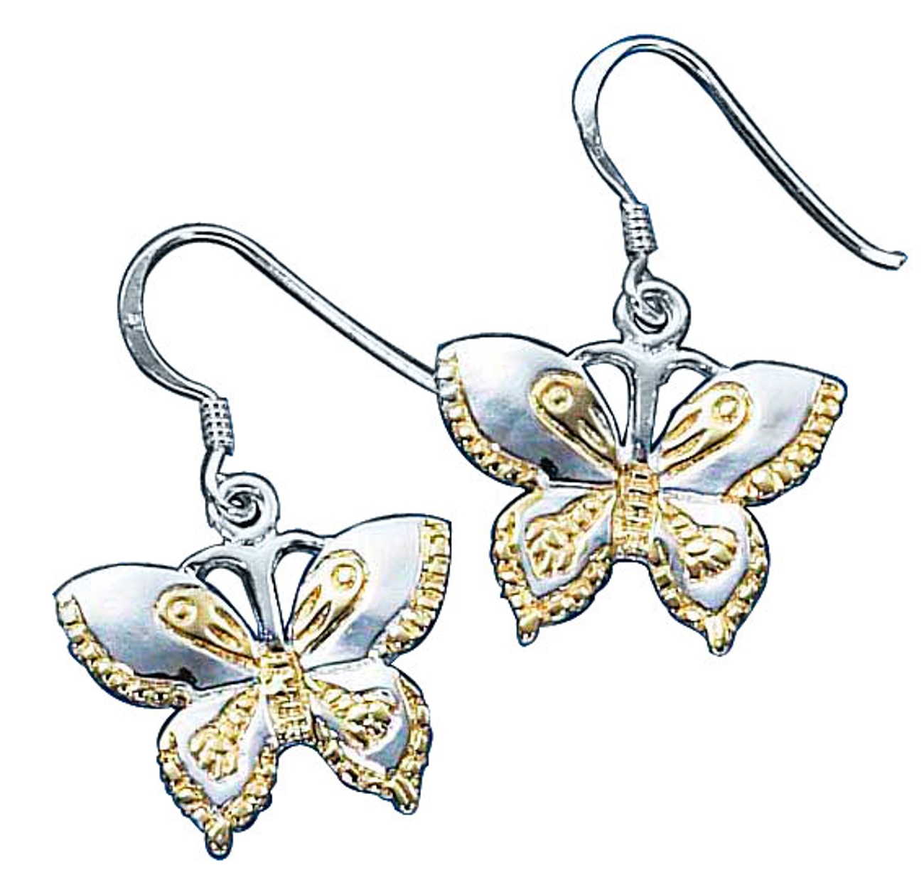 Etched Butterfly Earrings Etched Butterfly Earrings