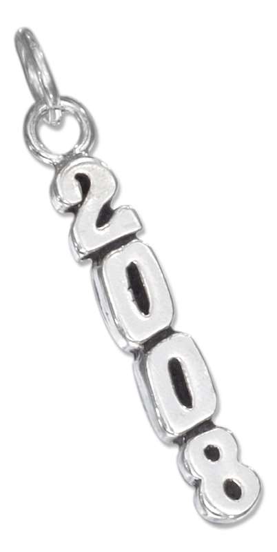 Vertical Class Of "2008" Charm Vertical Class Of "2008" Charm