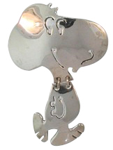 Vintage TA-112 Preowned Walking Snoopy Pin Brooch Vintage TA-112 Preowned Walking Snoopy Pin Brooch