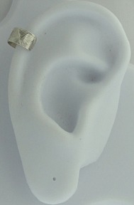 Left Or Right Nonpiercing Mini Weaved Lined Band Upper Ear Cuff Left Or Right Nonpiercing Mini Weaved Lined Band Upper Ear Cuff