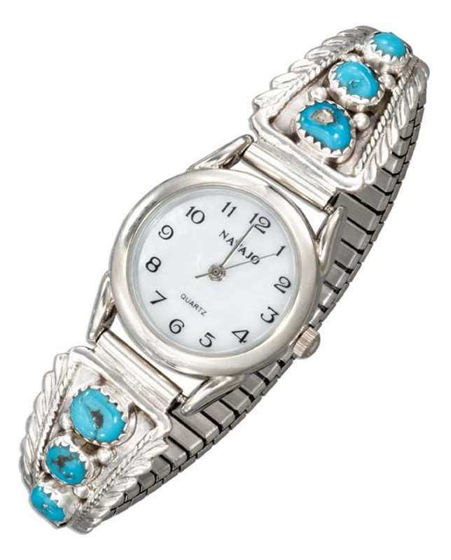 Turquoise Stone Watch 6 Stones Turquoise Stone Watch 6 Stones