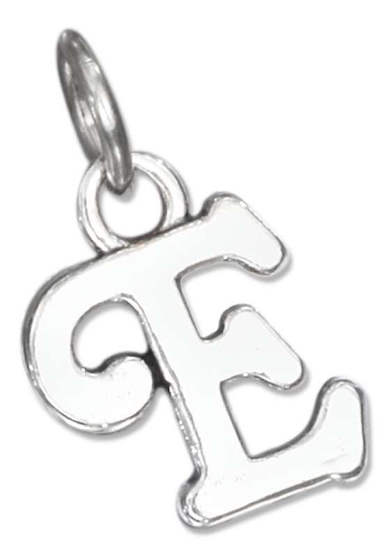 Scrolled Letter E Charm Scrolled Letter E Charm