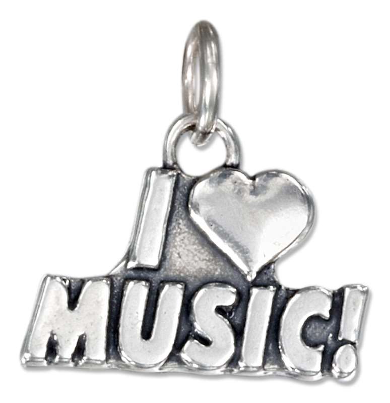 I LOVE MUSIC Charm I LOVE MUSIC Charm