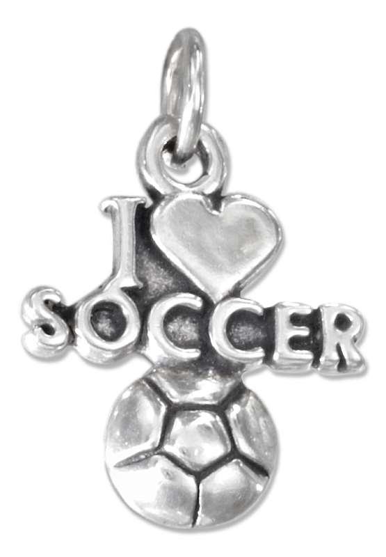 I LOVE SOCCER Charm I LOVE SOCCER Charm