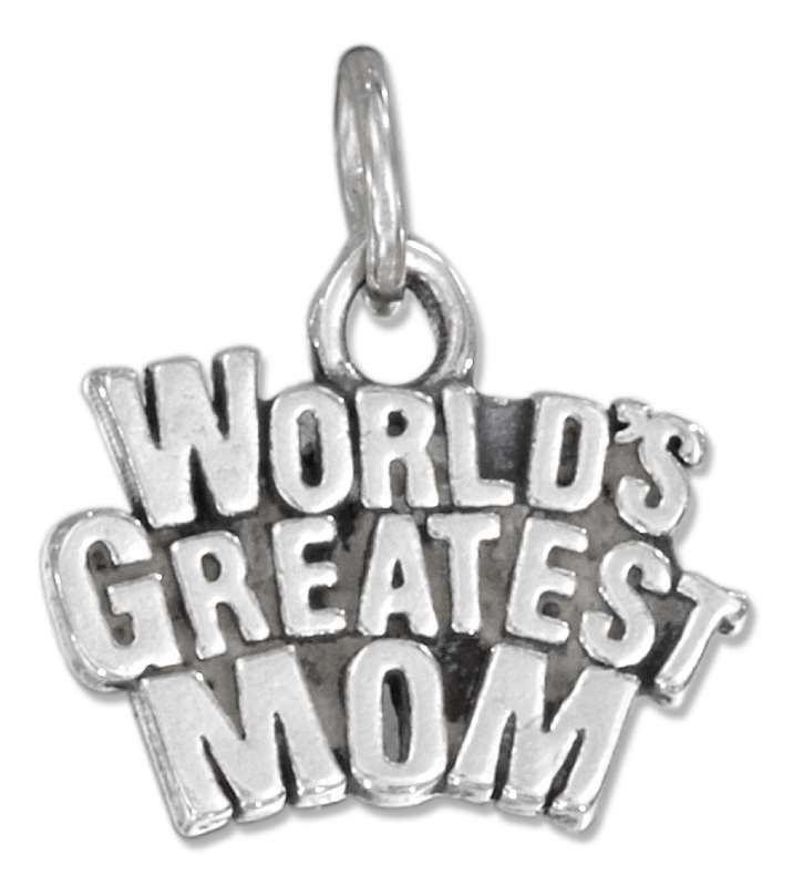 WORLDS GREATEST MOM Charm WORLDS GREATEST MOM Charm