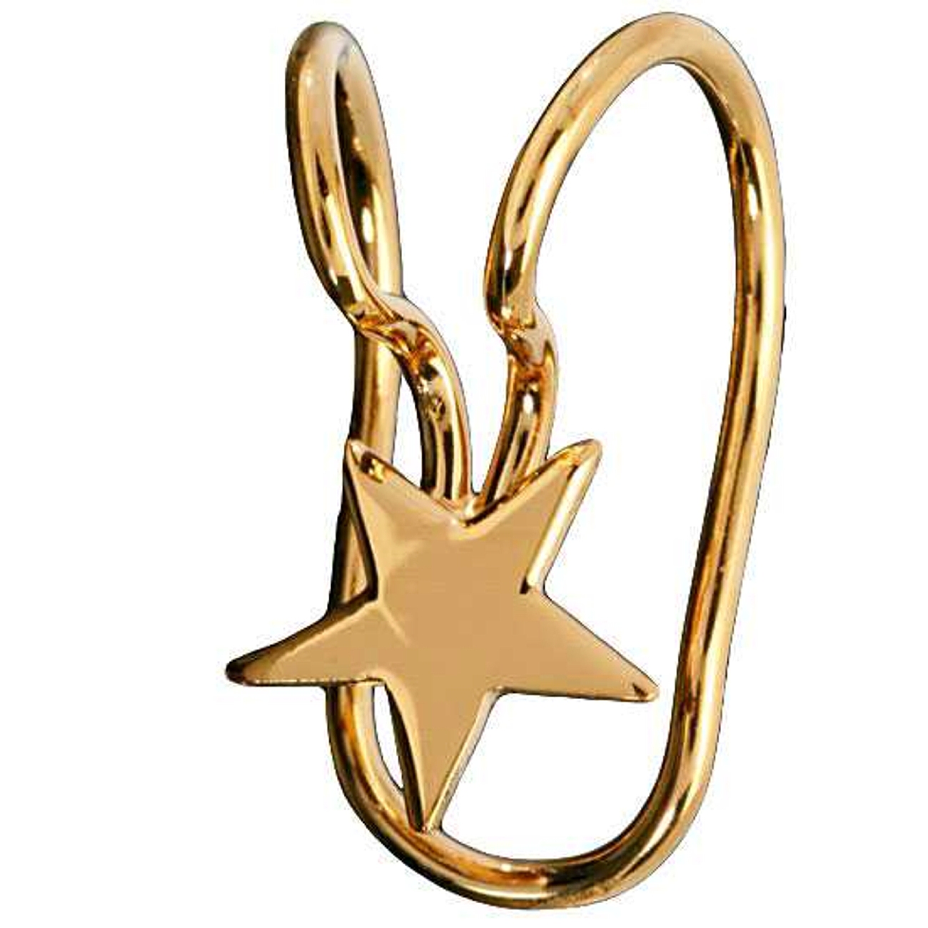 14k Gold Vermeil Star Outer Upper Ear Ear Cuff 14k Gold Vermeil Star Outer Upper Ear Ear Cuff