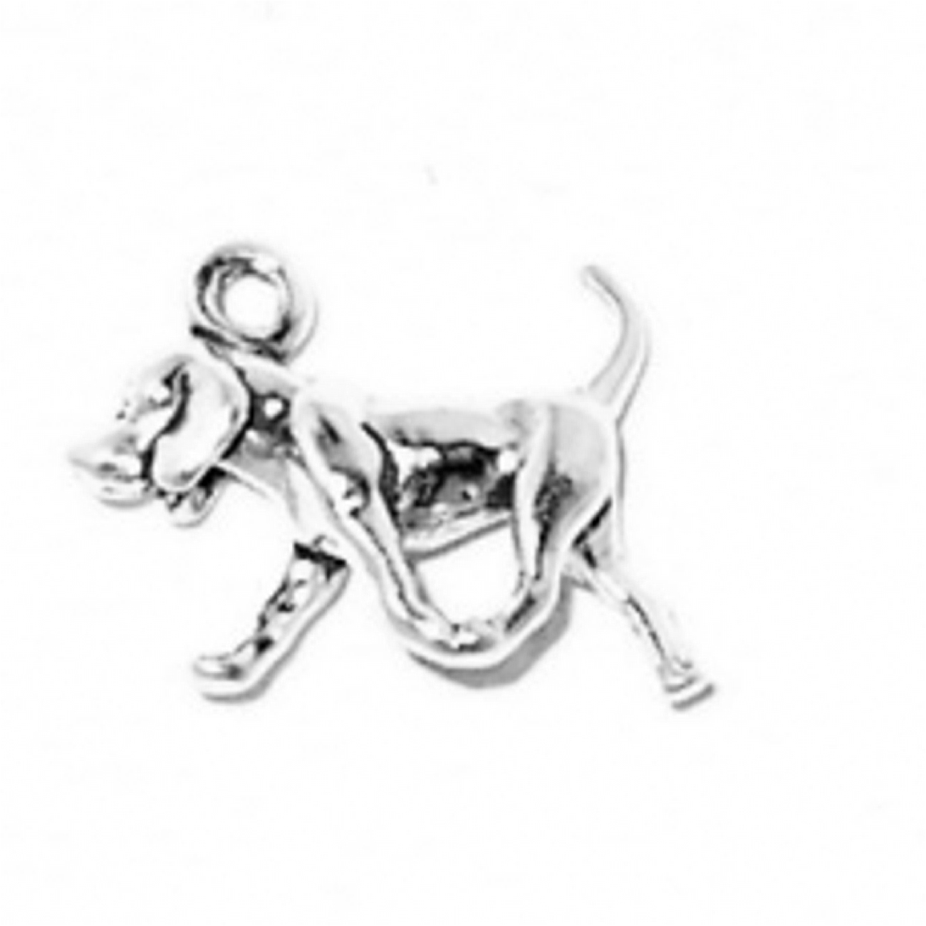3D Small American Fox Hound Walking Dog Breed Charm 3D Small American Fox Hound Walking Dog Breed Charm