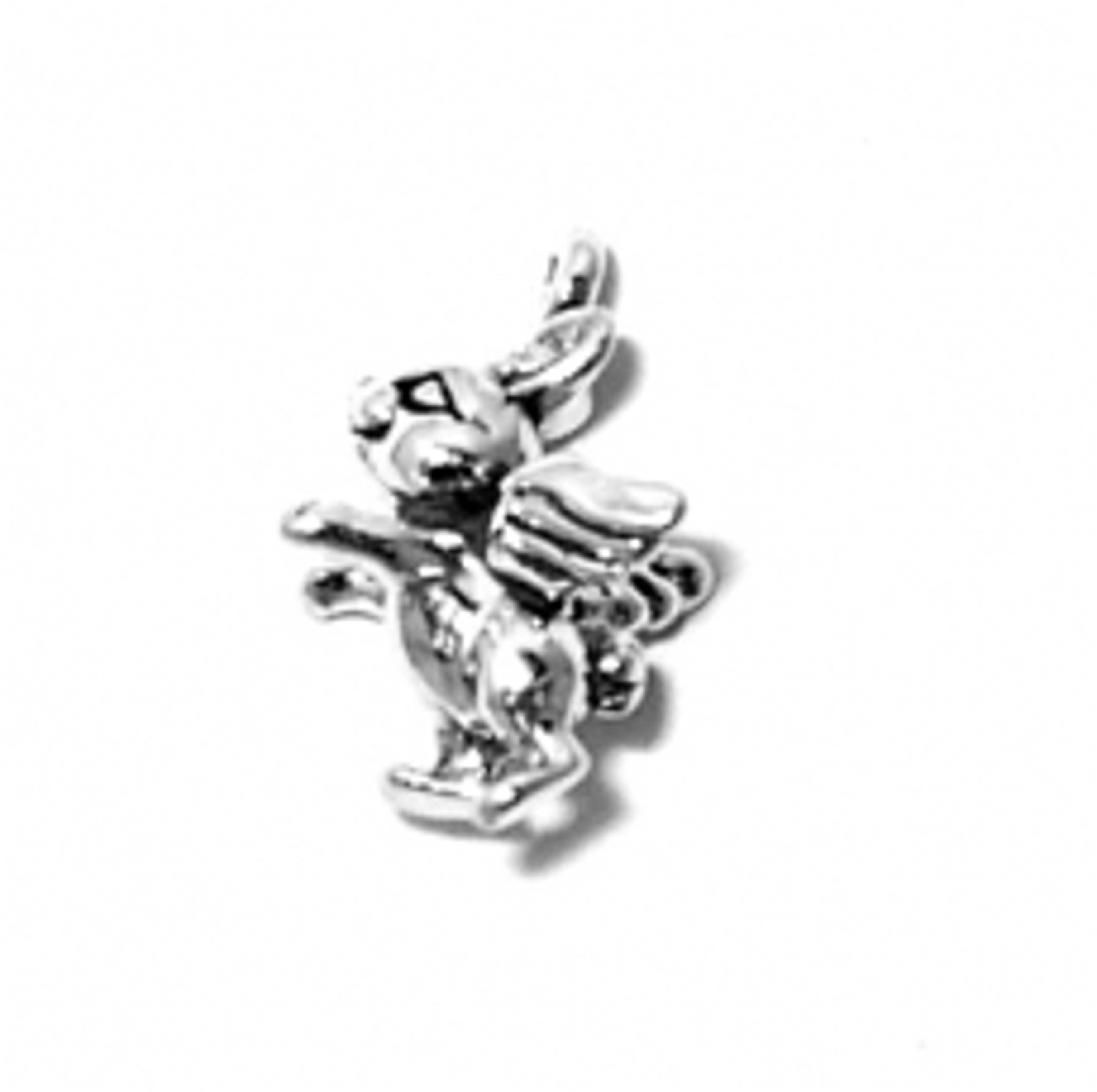 3D Mini Bunny Rabbit Angel With Wings Charm 3D Mini Bunny Rabbit Angel With Wings Charm