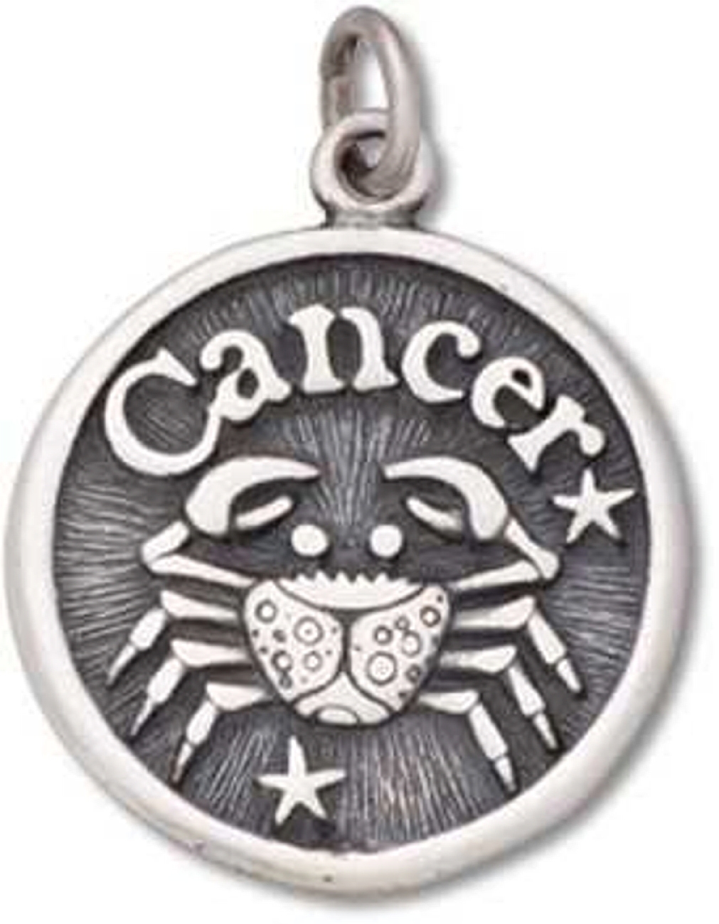 Cancer Crab Imaginative Zodiac Horoscope Symbol Charm Sterling Silver