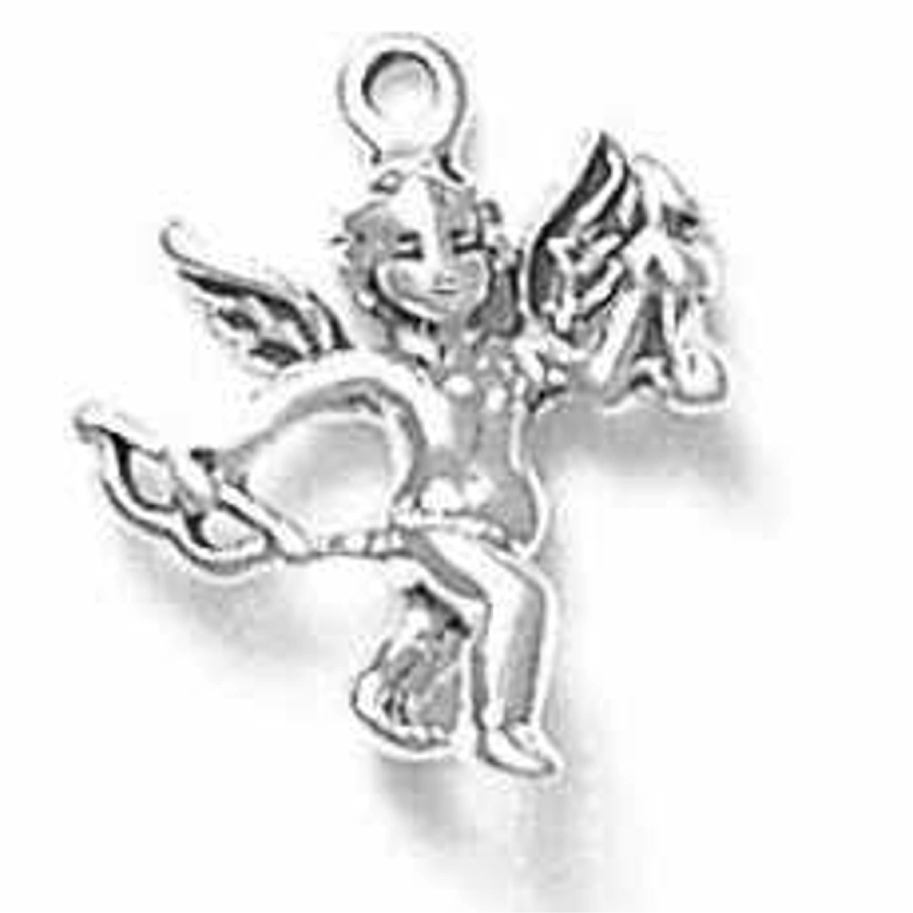 Cupid Angel Holding Bow In One Hand And Arrow In The Other 3D Charm Cupid Angel Holding Bow In One Hand And Arrow In The Other 3D Charm