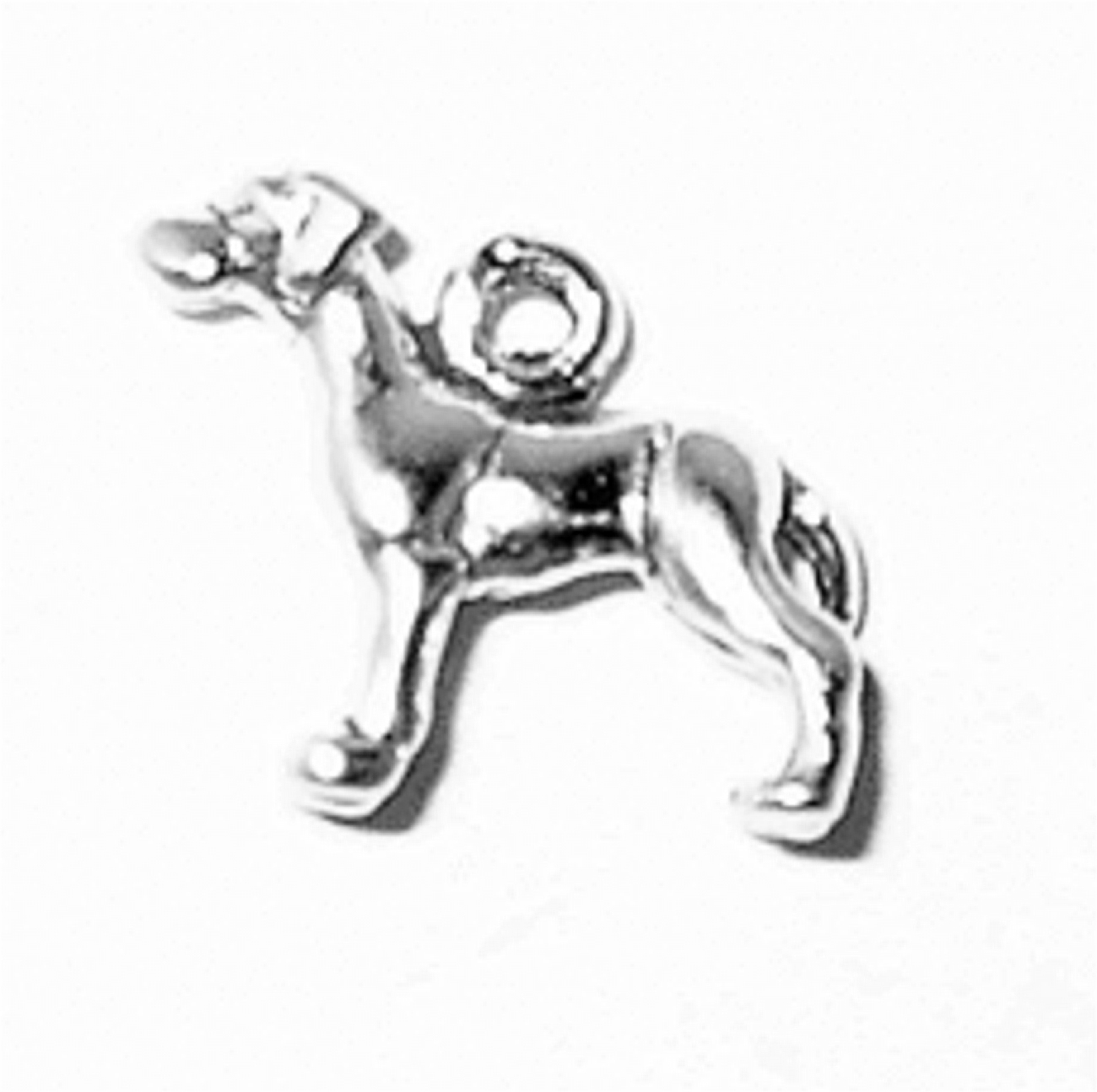 3D Small Great Dane With Tail Down Dog Breed Charm 3D Small Great Dane With Tail Down Dog Breed Charm