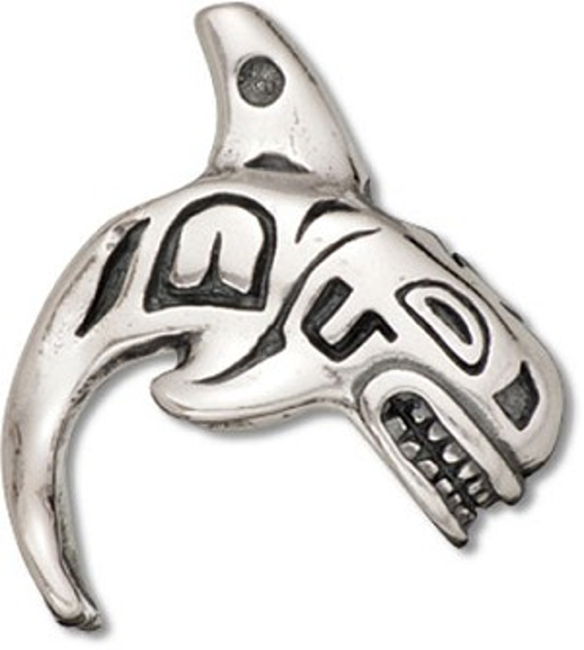 3D Tribal Killer Whale Pendant 3D Tribal Killer Whale Pendant