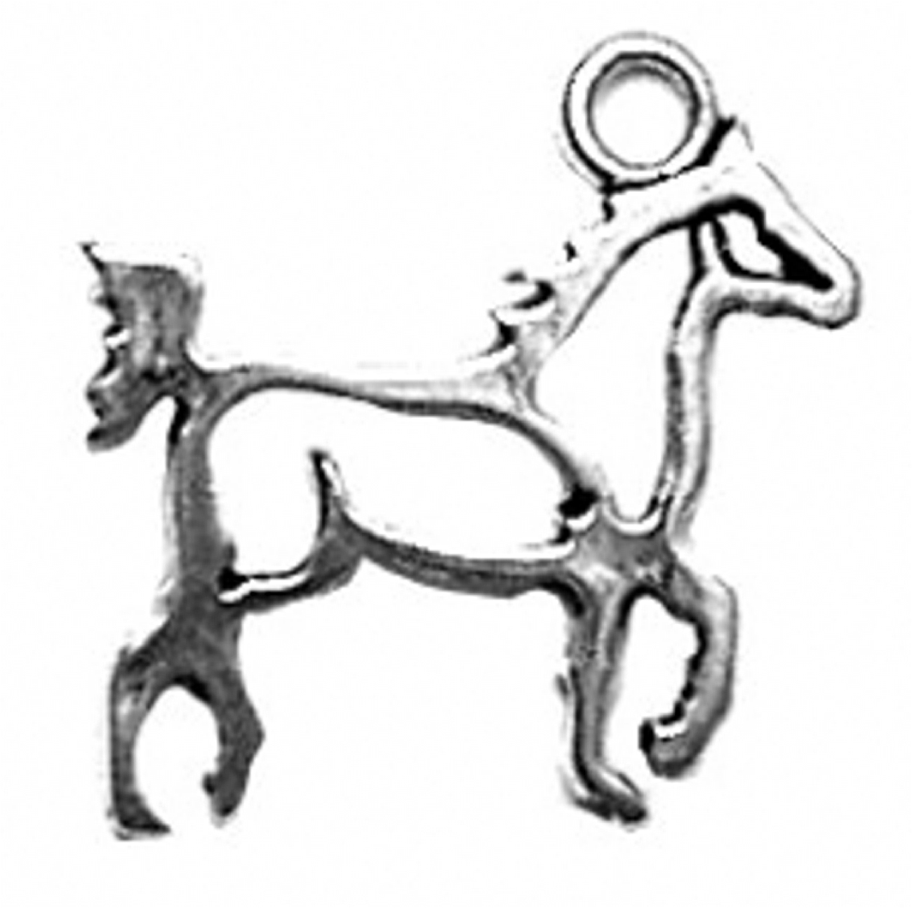 Small Cutout Silhoutte Walking Horse Charm Small Cutout Silhoutte Walking Horse Charm
