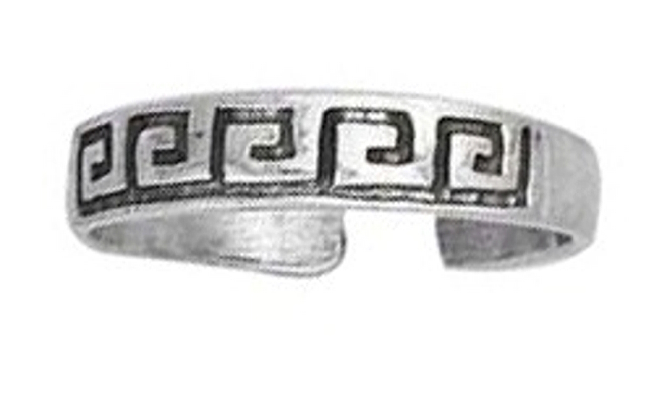 Greek Key Toe Ring Greek Key Toe Ring