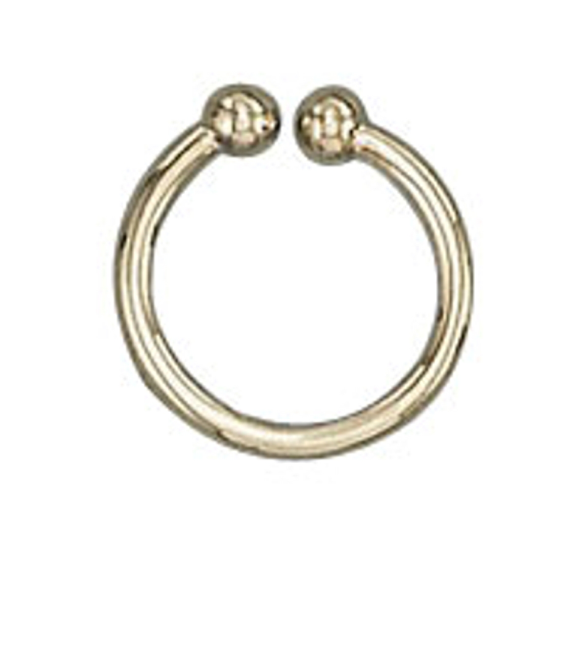Vermeil Plain Round Wire Band Bali Middle Ear Cuff Vermeil Plain Round Wire Band Bali Middle Ear Cuff